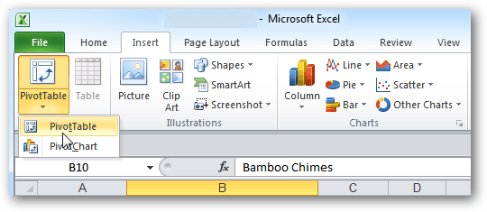 Como criar tabelas dinâmicas no Microsoft Excel