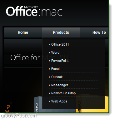 site do office para mac