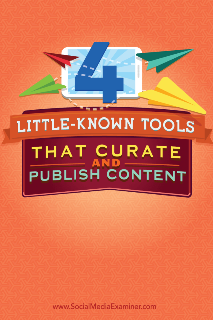 4 ferramentas pouco conhecidas para curar e publicar conteúdo: examinador de mídia social