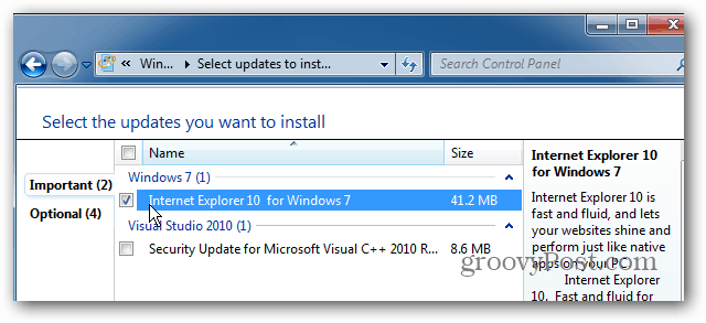 Como reverter para o Internet Explorer 9 a partir do Internet Explorer 10 Preview for Windows 7