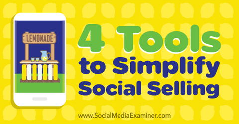 quatro ferramentas de venda social