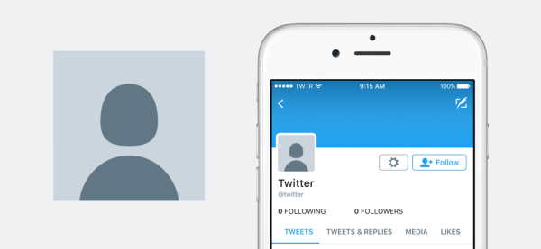 O Twitter revelou uma nova foto de perfil padrão para novas contas.