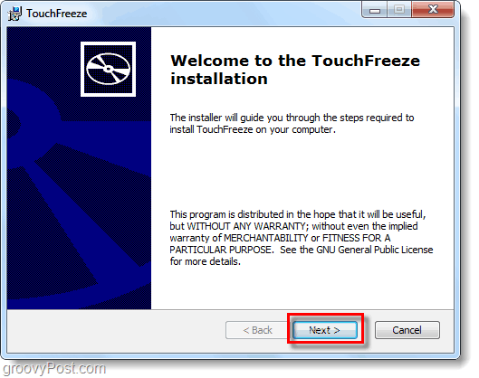 O TouchFreeze desativa automaticamente o touchpad do laptop / netbook enquanto você digita