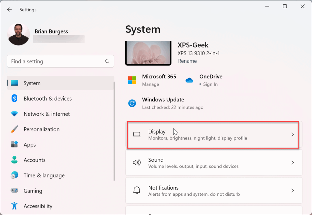 Alterar a resolução da tela no Windows 11