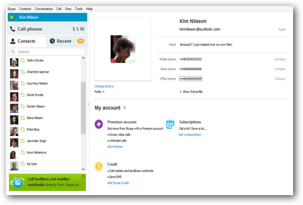 Atualização do Skype 6.1 para Windows inclui integração com o Outlook