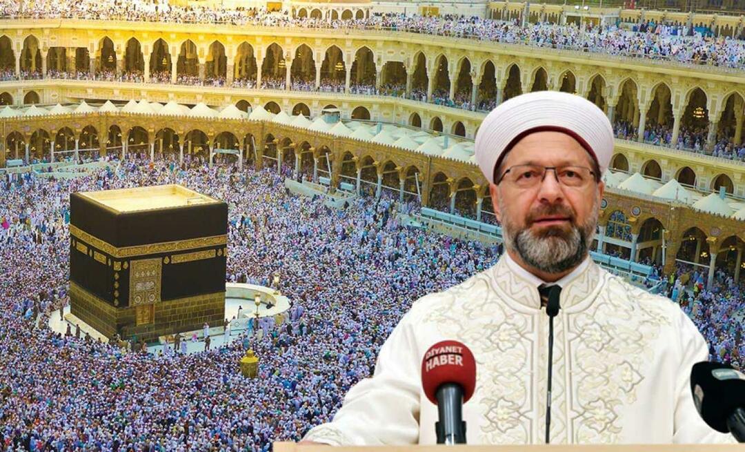 A Diyanet anunciou: A cota do Hajj para 2023 foi anunciada!