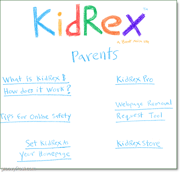 menu dos pais kidrex