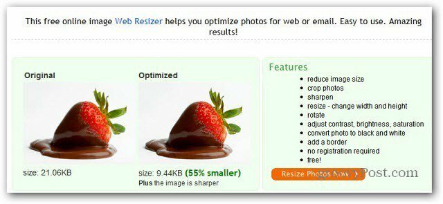 Como otimizar facilmente imagens para uso na Web