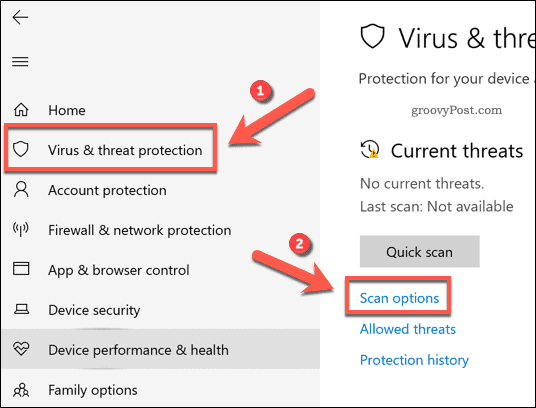 Personalização de uma verificação de segurança do Windows