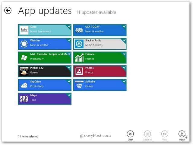 Atualize os aplicativos do Windows 8 da maneira mais fácil