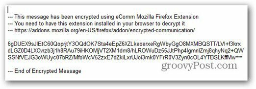 email criptografado
