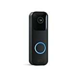Apresentando Blink Video Doorbell | Áudio bidirecional, vídeo HD, alertas de aplicativos de movimento e carrilhão e Alexa habilitada - com ou sem fio (preto)