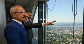 O ministro Uraloğlu anunciou: a Torre Çamlıca atingiu um recorde de visitas