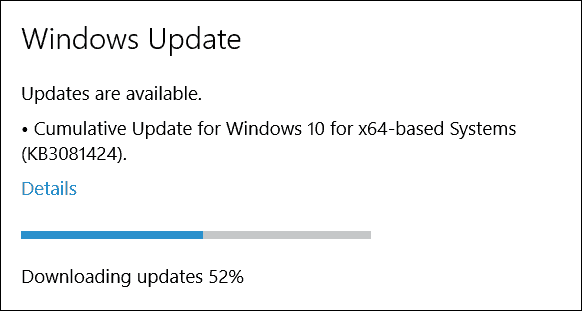 Microsoft lança atualização cumulativa do Windows 10 (KB3081424)