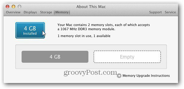 sobre Mac 4GB