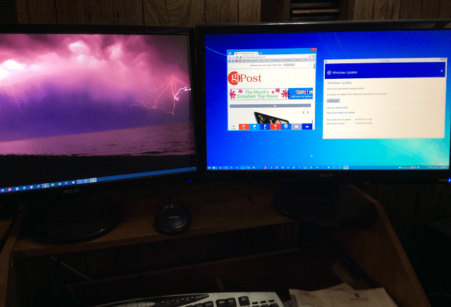 Exibir papéis de parede diferentes em monitores diferentes no Windows 8