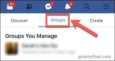 Aplicativo do Facebook para gerenciar grupos