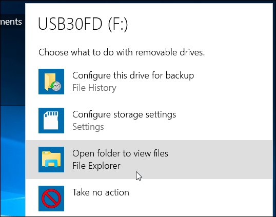 Reprodução automática do Windows 10