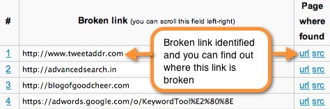 verificador de link quebrado