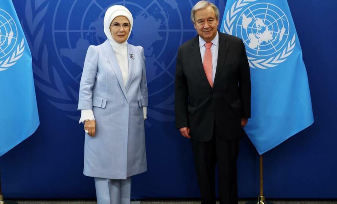 Convite para Emine Erdogan da ONU! Anunciando o Projeto Lixo Zero para o mundo