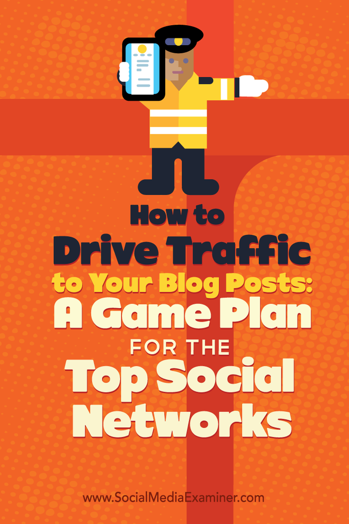 Como direcionar tráfego para suas postagens de blog: um plano de jogo para as principais redes sociais: examinador de mídia social