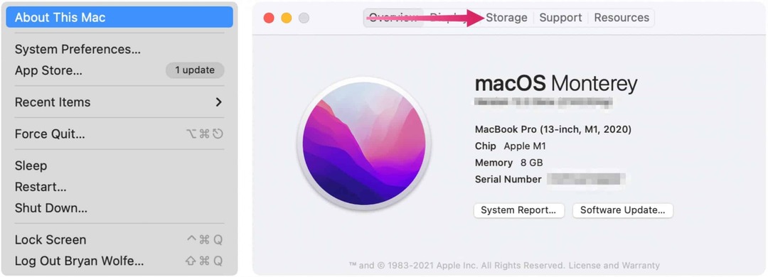 Liberar armazenamento sobre este Mac