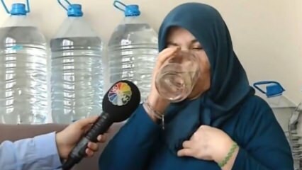 A história de tia Necla, que bebe 25 litros de água por dia!