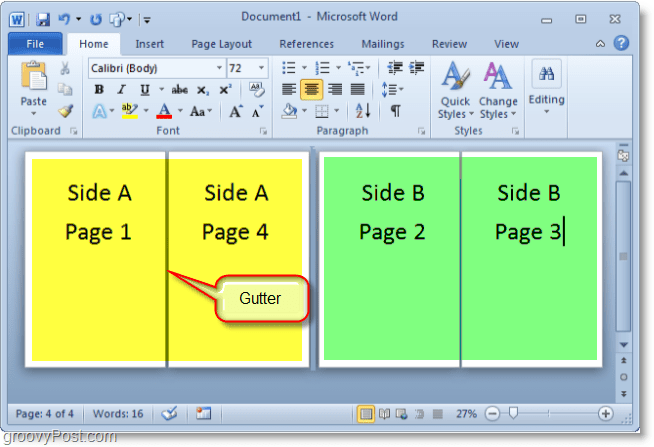 Screenshot do Micosoft Word 2010 a criação de um livreto no microsoft word 2010 pode ser um pouco complicado, mas esse diagrama deve ajudar