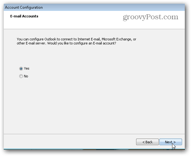 Outlook.com Outlook Hotmail Connector - Configurar o cliente - 2