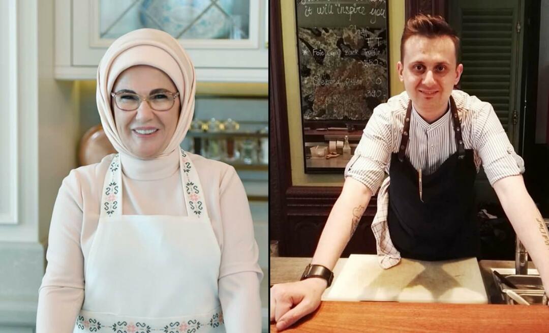 Emine Erdoğan parabenizou o chef Fatih Tutak, que recebeu a estrela Michelin!
