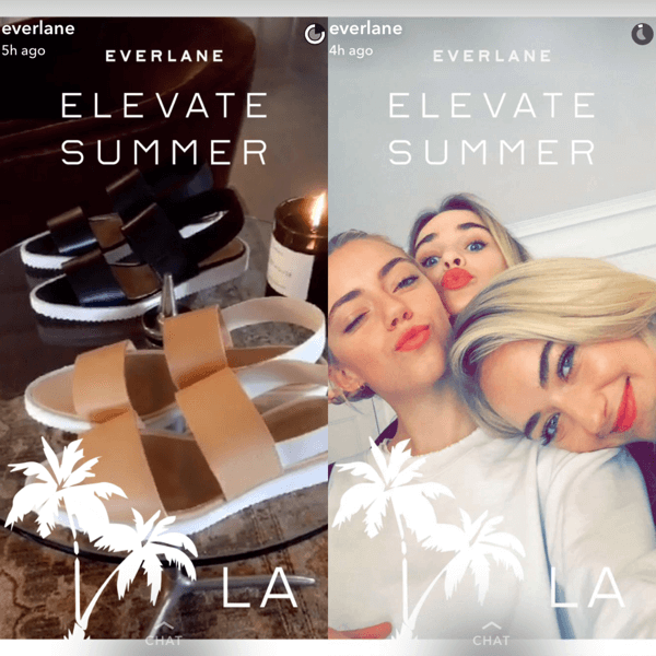 Snapchat Everlane