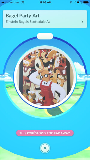 Pokémon vai pokestop