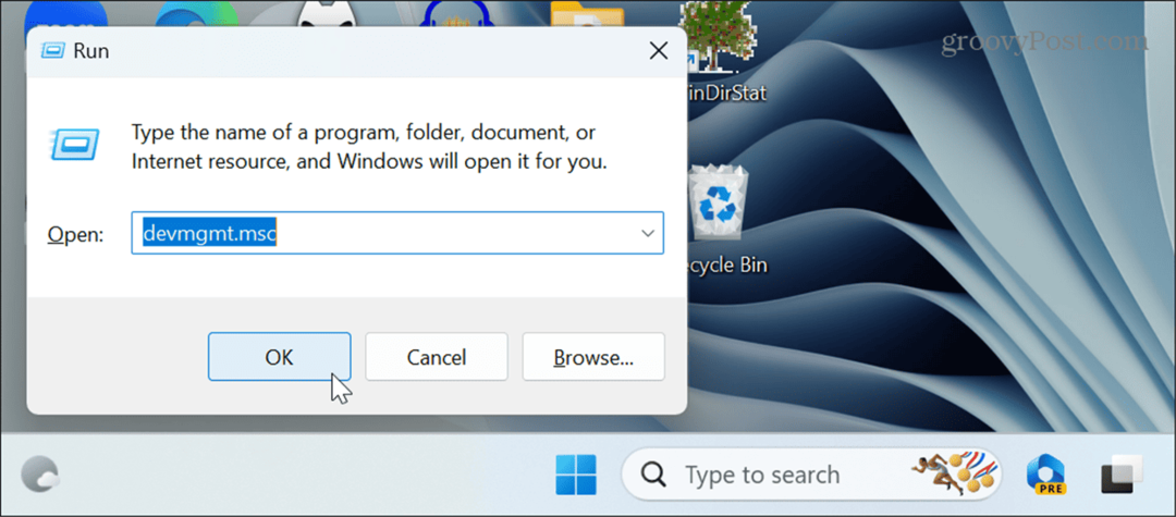 Abra o Gerenciador de Dispositivos no Windows 11