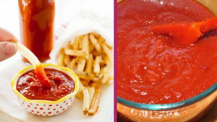 Como fazer o ketchup mais fácil? Truques para fazer ketchup! Fabricação de ketchup