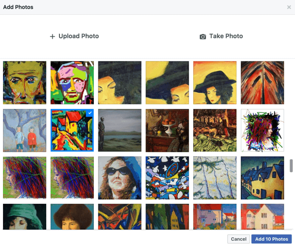 O Facebook facilita a criação de uma apresentação de slides de fotos que você já compartilhou em sua página.