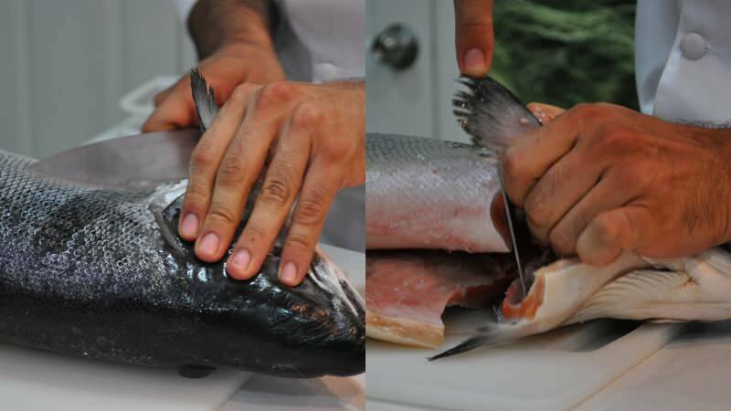 Como limpar o robalo? Qual faca é usada para abrir peixes?