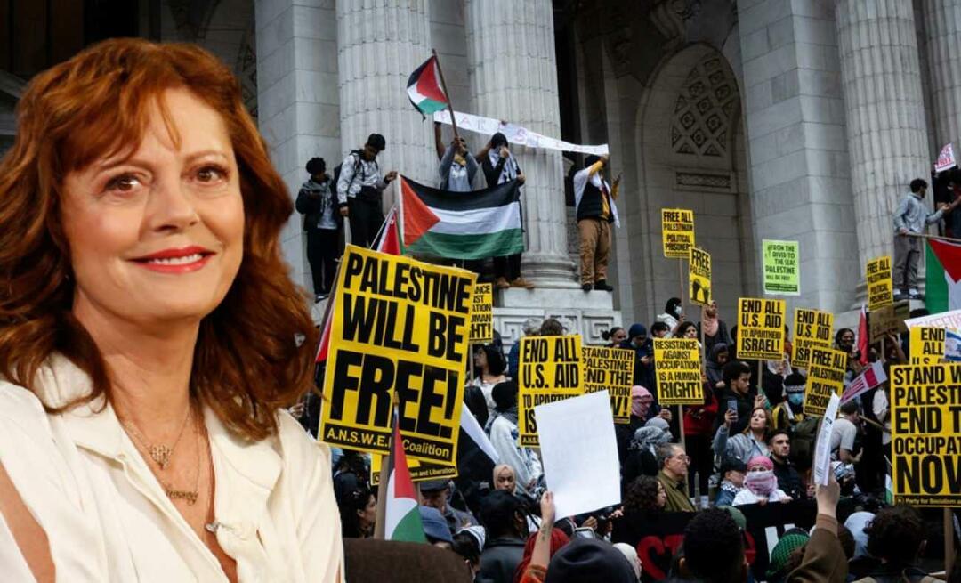 Nova York defendeu a Palestina! Susan Sarandon desafiou Israel: é hora de ser livre