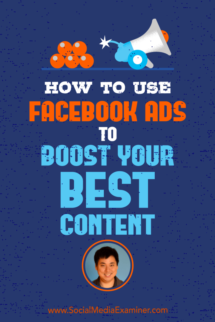 Como usar anúncios do Facebook para impulsionar seu melhor conteúdo: examinador de mídia social