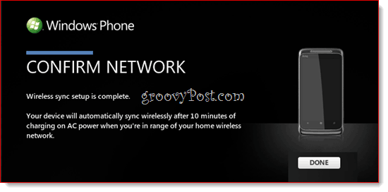 Sincronização sem fio do Windows Phone 7 com Zune