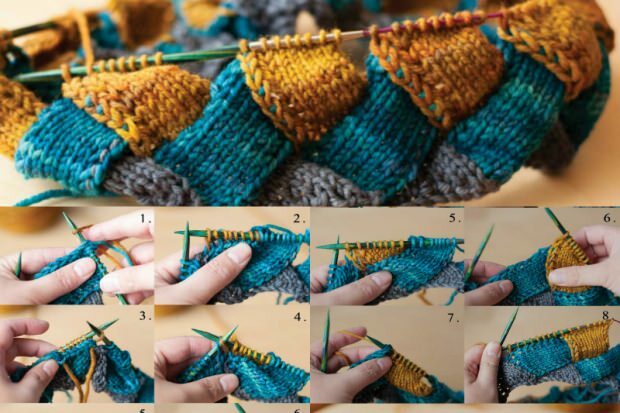 Estilo de tricô mais fácil: confecção de malhas em losango