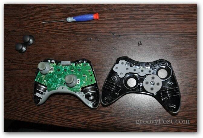 Alterar os polegares analógicos do controlador Xbox 360 abertos