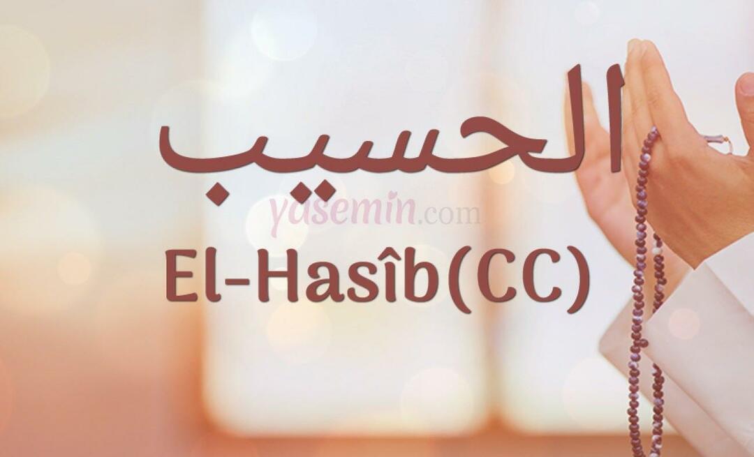 O que al-Hasib (c.c) significa? Quais são as virtudes do nome Al-Hasib? Esmaul Husna Al-Hasib...