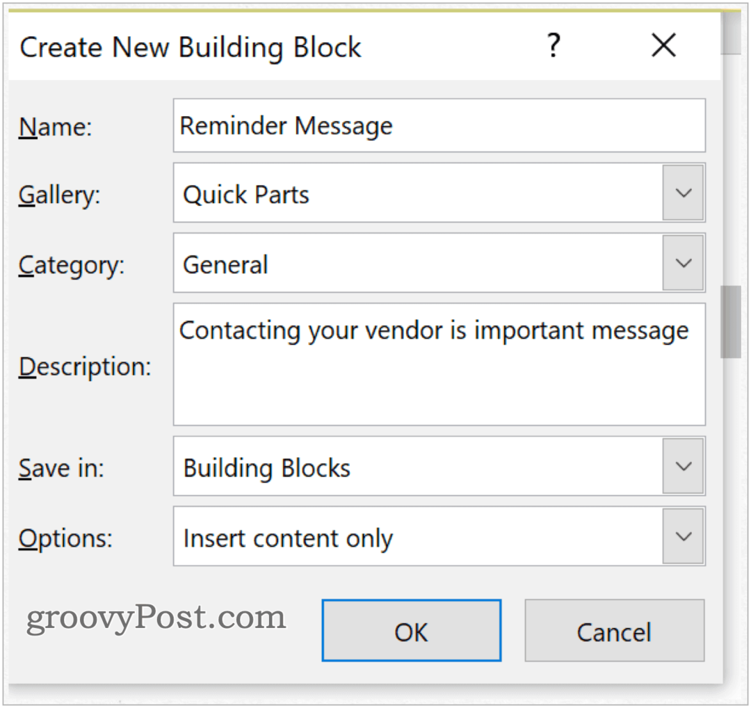 Como usar blocos de construção no Microsoft Word