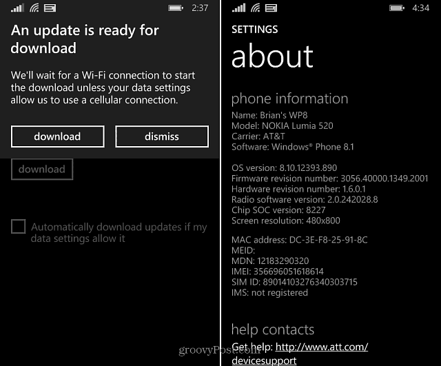 A pré-visualização do Windows Phone 8.1 recebe outra atualização