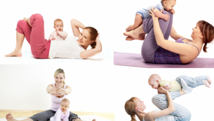 Quais exercícios devem ser feitos após o parto? Apertar os movimentos do abdômen