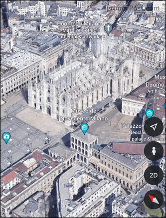 Visualização 3D Google Earth