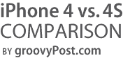 Apple iPhone 4S e 4: Gráfico de comparação