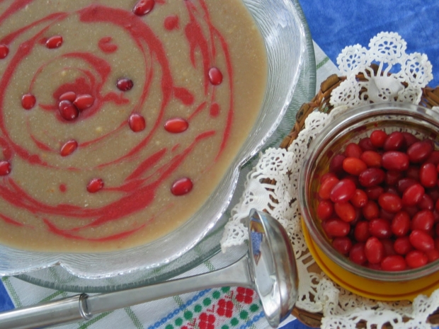 receita de sopa de cranberry