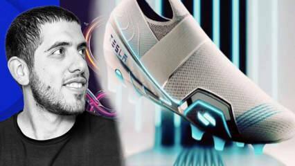 Sapatos 'Tesla' da Nike e designer Adidas