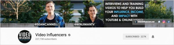 Video Influencers é um canal que produz entrevistas semanais.